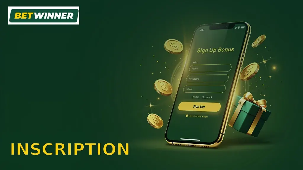 Inscription BetWinner étape par étape